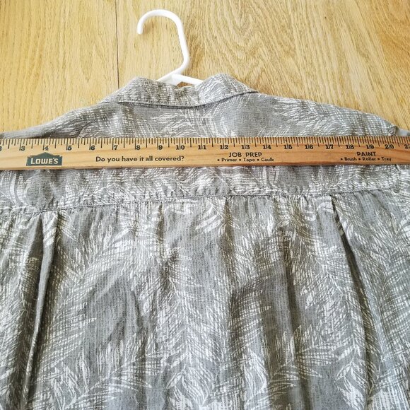 OP Ocean Pacific Men's Hawaiian Shirt Cotton Blend Tropical Floral ~ Large - Picture 7 of 7